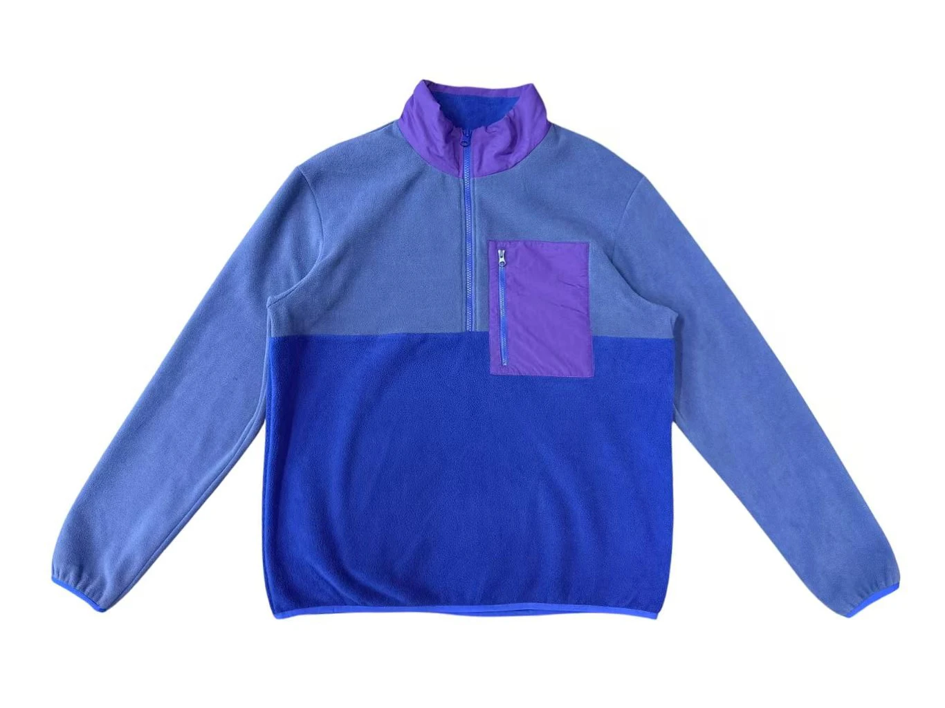 Color‑Block 1/4 Zip Recycled Micro Polar Fleece Pullover Color‑Block 1/4 Zip Recycled Micro Polar Fleece Pullover