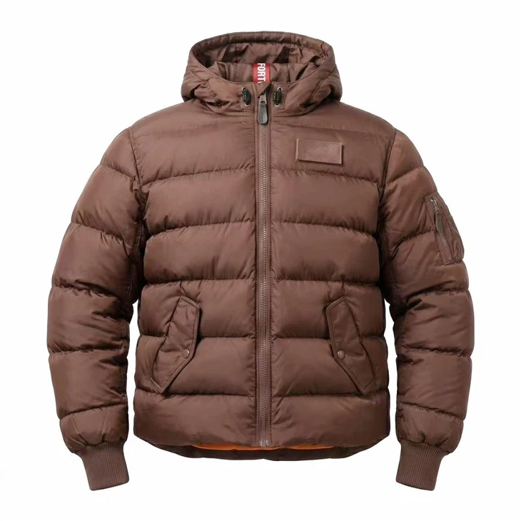 Kuldne läikiv puffer jope