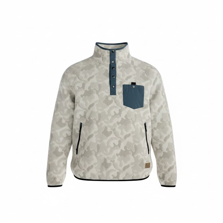 Jaquard fliisist pullover meestele