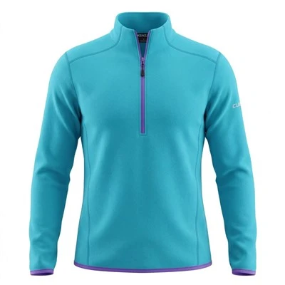 Half-zip Stand-collar Recycled Polar Pullover Fleece