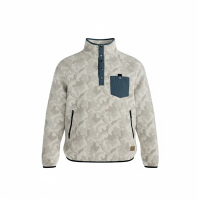 Jaquard Fleece Pullover Mens